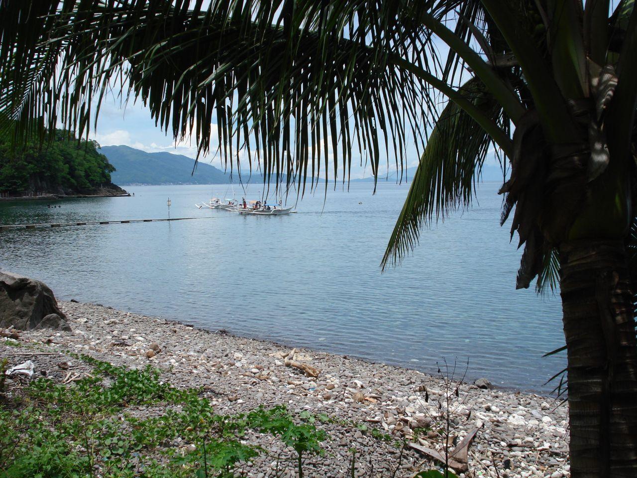 The rocky islet of Ligpo Island in Balayan Bay, San Luis, Batangas.