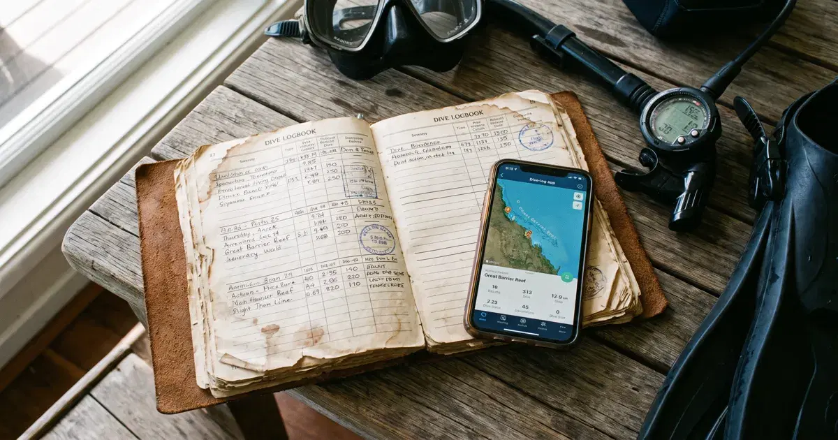 Dive Logbook vs. Log App: Which Should You Actually Use