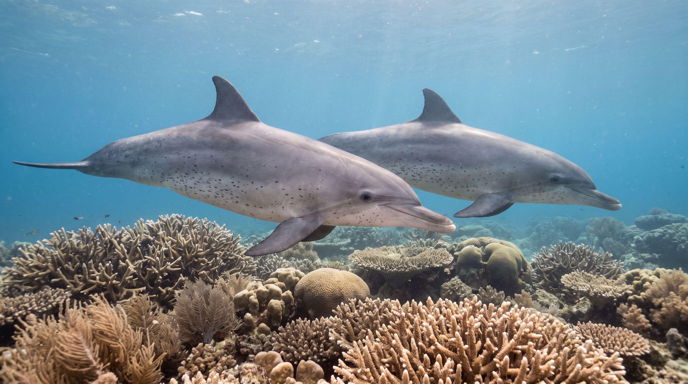 AI-generated illustration; species identification unverified. Indo-Pacific Bottlenose Dolphin (Tursiops aduncus)