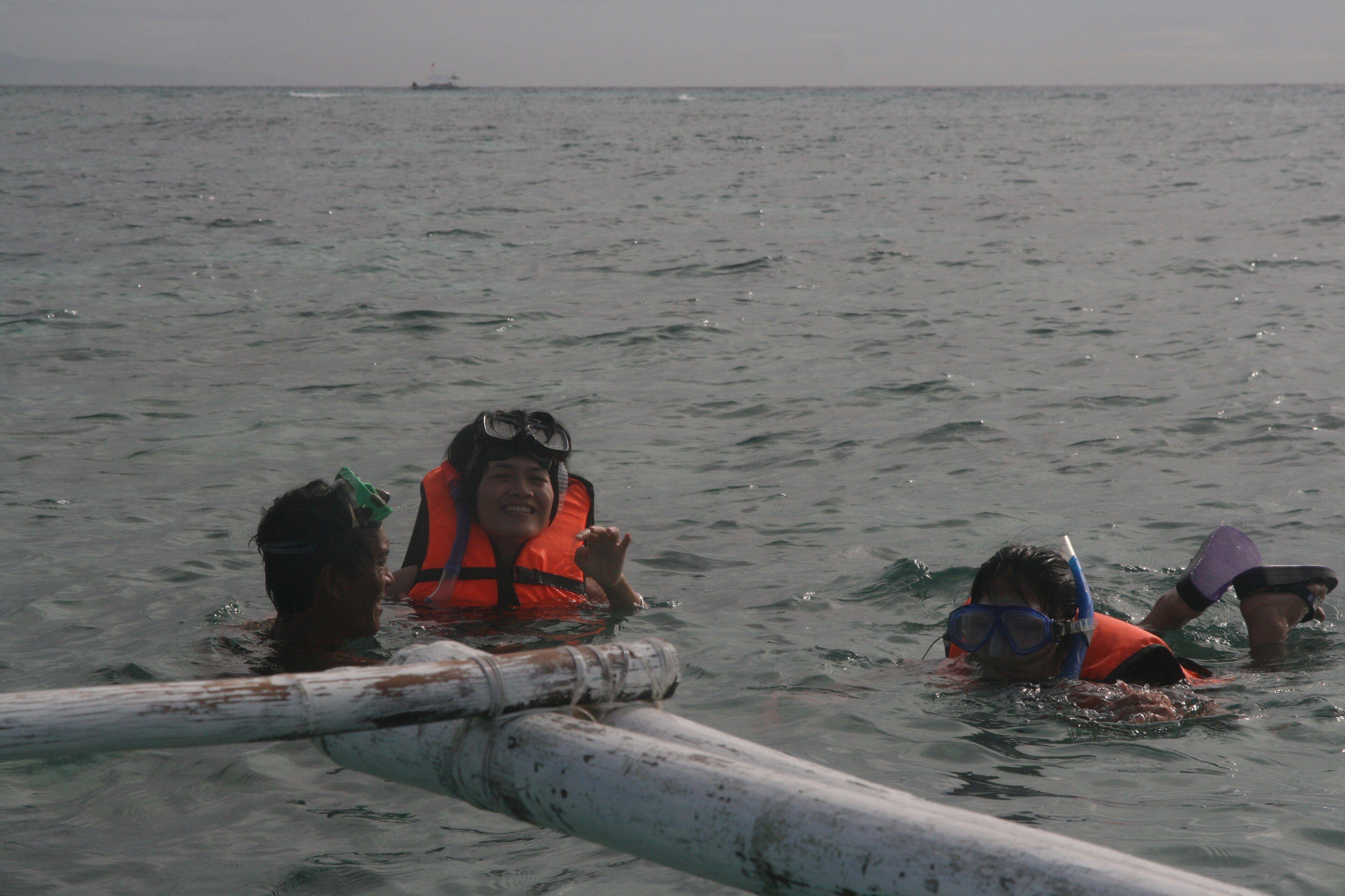 Underwater scene at Balicasag Island sanctuary, Bohol.
