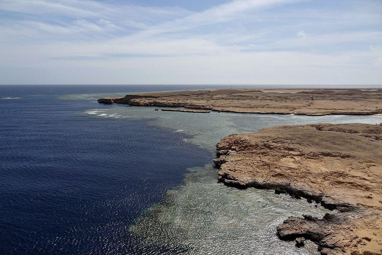 Coral-reef landscape at Ras Mohammed National Park, home to Shark & Yolanda Reef.