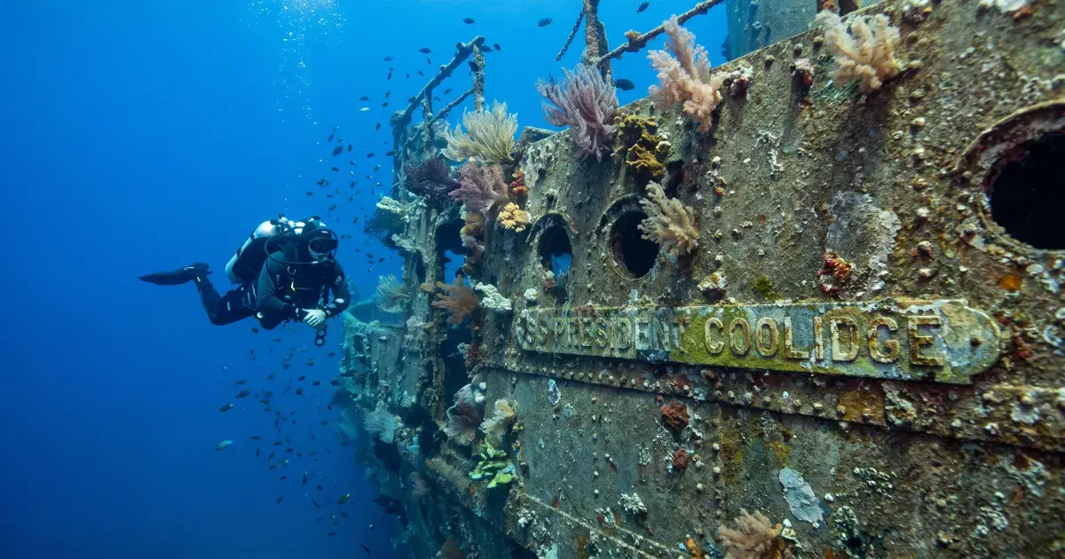 Diving the SS President Coolidge: Vanuatu's Giant Shore-Access Wreck